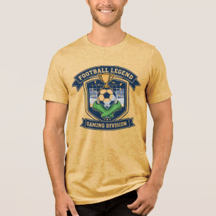 Fußball-Legende-Gaming-Division-Trophy-Abzeichen Tri-Blend Shirt