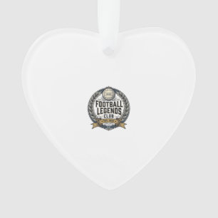 Fußball-Legenden-Club Vintage-Fußball-Trikot-Desig Ornament
