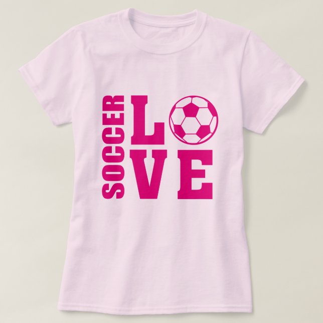 Fußball-Liebe, Fußball-T - Shirt (Design vorne)
