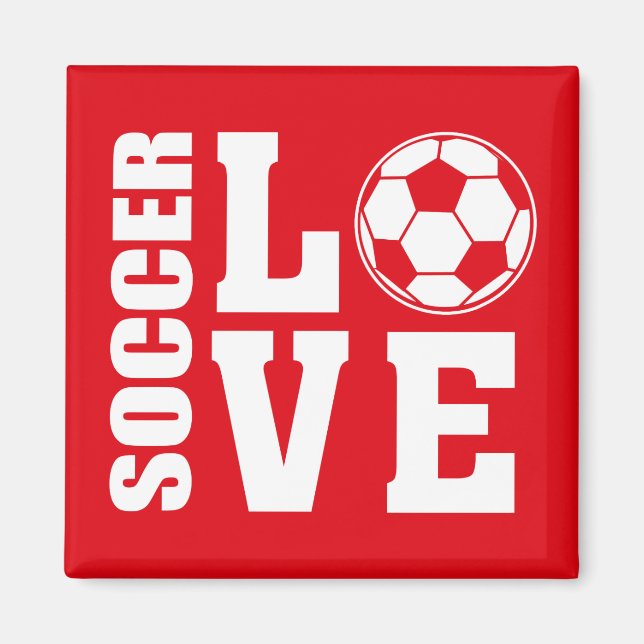 Fußball-Liebe Magnet (Vorne)