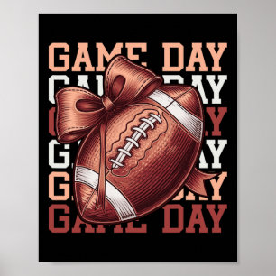 Fußball Liebhaber Game Day Saison Fußball Fan Men  Poster