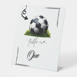 Fußball-Liebhaber Tabletop-Zeichen Sockelschild