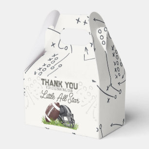 Fußball Little All Star Touchdown Geburtstagsfeier Geschenkschachtel