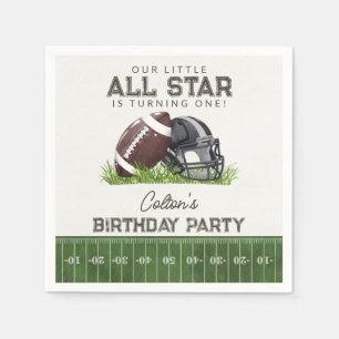 Fußball Little All Star Touchdown Geburtstagsfeier Serviette