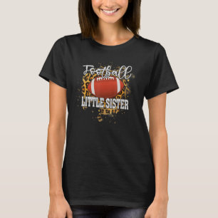 Fußball Little Sister Vintag Football Family Mat T-Shirt