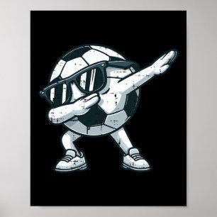 Fußball Ll Dab Süßer Fußballspieler Jungen Kinder Poster