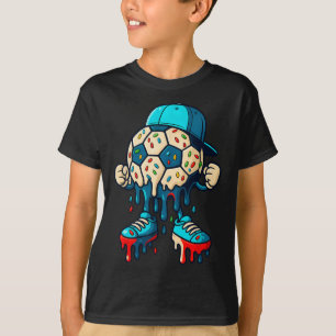 Fußball Ll Drip Eiscreme Charakter Männer Frauen M T-Shirt