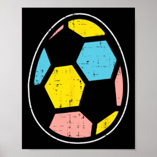 Fußball Ll Ei Lustiges Ostern Sport Fußll Spieler Poster