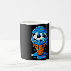 Fußball Ll Eiscreme-Tropf-Spaß-Sprinkles-Birthday- Kaffeetasse