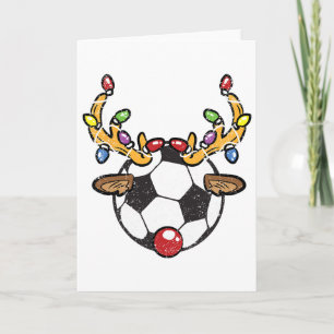 Fußball Ll Rentier Weihnachten Pyjama X-mas Lichte Karte