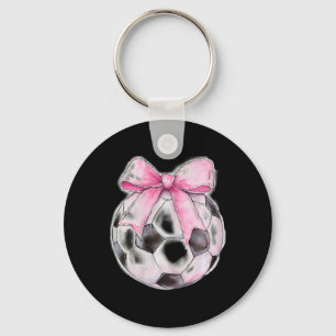 Fußball Ll Rosa Kokette Schleife Zierliches Band M Schlüsselanhänger