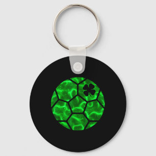 Fußball Ll Shamrock Glücksklee Irischer St. Patric Schlüsselanhänger