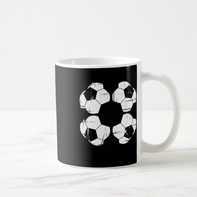 Fußball Ll Shamrock Vierblattklee St Patricks Da Kaffeetasse (Rechts)