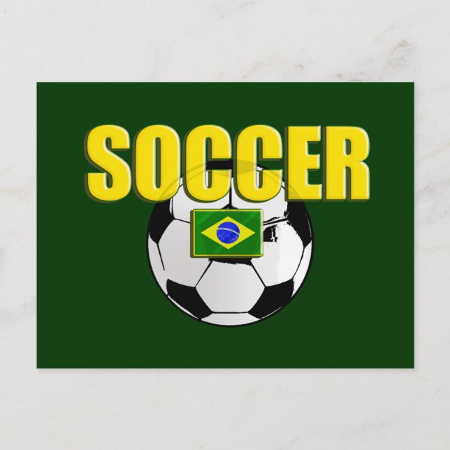 Fußball-Logo Fußball-Geschenkmarke Postkarte (Vorderseite)