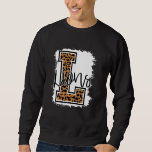Fußball Löwen Schule Sport Fan Team Geist 1 Sweatshirt