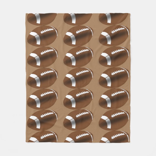 Fußball-Lüfter und Spieler Fleece Blanken (Vorderseite)