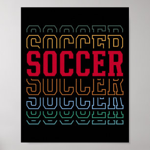 Fußball Lustiger Schichttext Team Spieler Trainer Poster