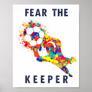 Fußball Lustiger Torwart Zitat  Poster