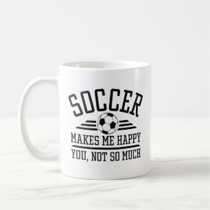 Fußball macht mich glücklich über dich nicht so vi kaffeetasse