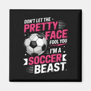 Fußball Mädchen Definition Lustiges Fußball Mädche Magnet