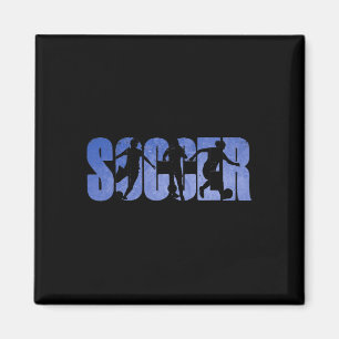 Fußball Mädchen Fußballspieler Jugend Schule Fußba Magnet