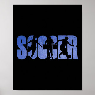 Fußball Mädchen Fußballspieler Jugend Schule Fußba Poster