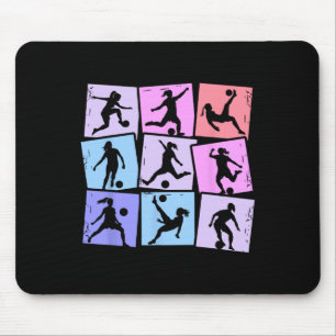 Fußball Mädchen Kinder Frauen Mousepad