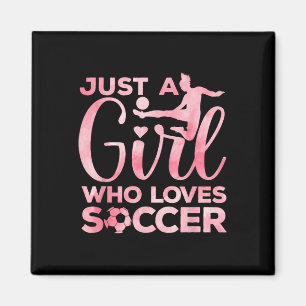 Fußball Mädchen Kunst Für Mädchen Kinder Kleinkind Magnet