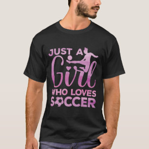 Fußball Mädchen Kunst Für Mädchen Kinder Kleinkind T-Shirt