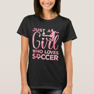 Fußball Mädchen Kunst Für Mädchen Kinder Kleinkind T-Shirt