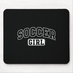 Fußball Mädchen Lustig Athletischer Schriftzug Toc Mousepad