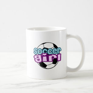 Fußball-Mädchen Tasse