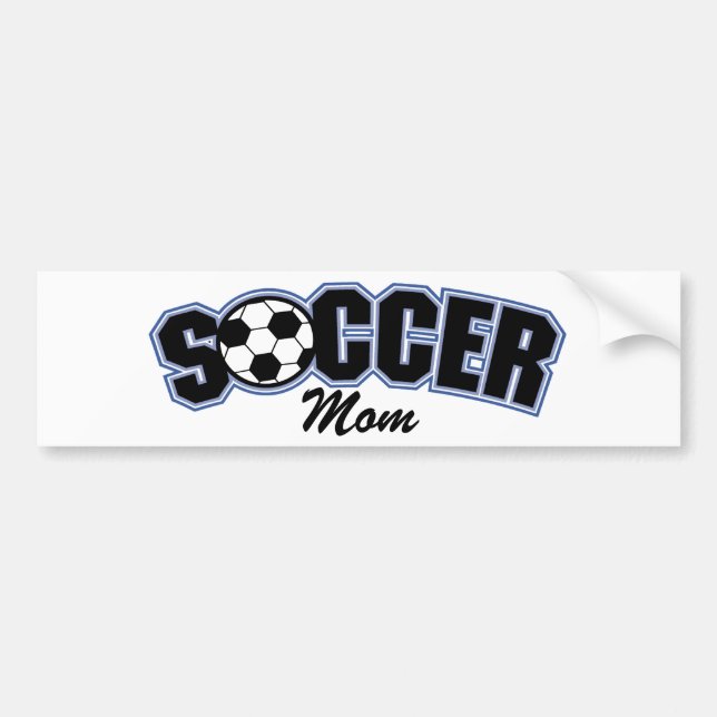 Fußball-Mama Autoaufkleber (Vorne)