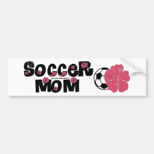 Fußball-Mama Autoaufkleber
