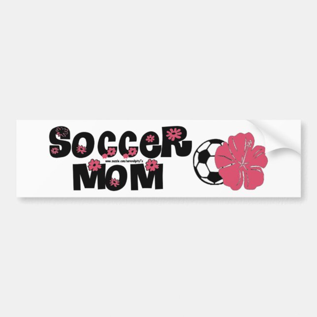 Fußball-Mama Autoaufkleber (Vorne)
