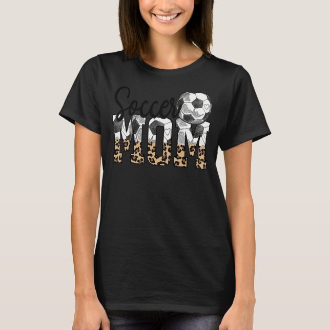 Fußball-Mama Bester Muttertag T-Shirt (Vorderseite)
