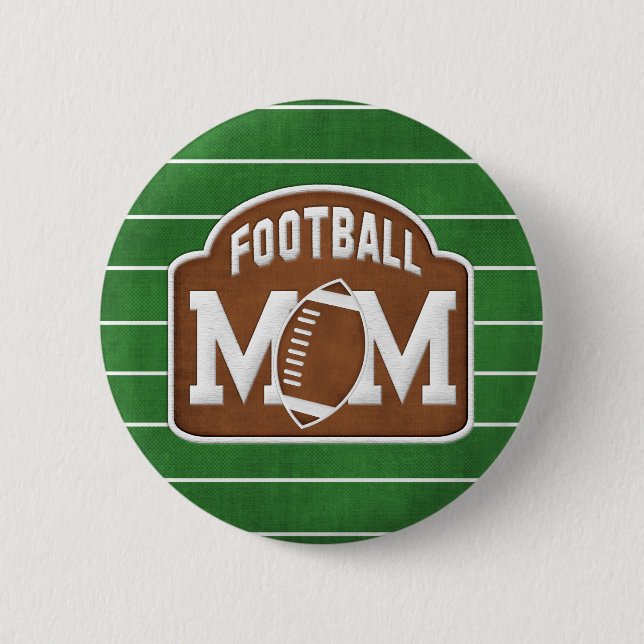 Fußball-Mama Button (Vorderseite)