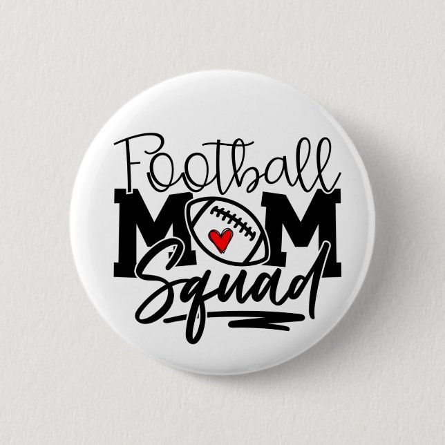 Fußball-Mama Button (Vorderseite)