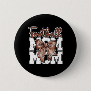Fußball Mama Coquette Bow Sport Mama Mütter Tag G Button
