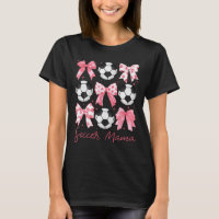 Fußball-Mama Coquette Rosa Schleife Damen Outfit