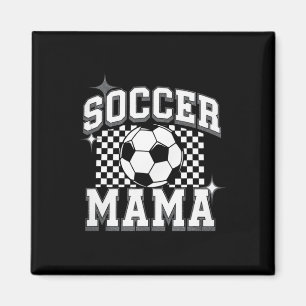 Fußball-Mama - Fußball-Saison Fußball Vintage Fan  Magnet