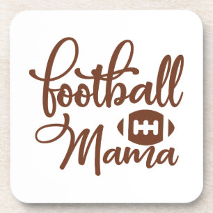 Fußball-Mama Getränkeuntersetzer