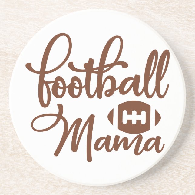 Fußball-Mama Getränkeuntersetzer (Vorne)
