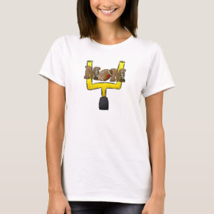Fußball Mama Goal Post Team T-Shirt