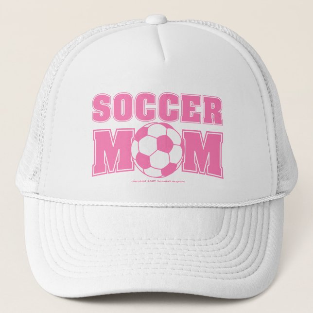 Fußball-Mama-Hut Truckerkappe (Vorderseite)