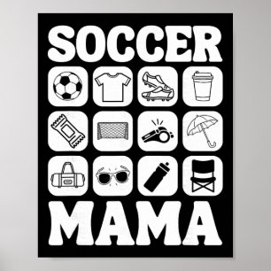 Fußball-Mama-Icons Fußball Essential _1  Poster