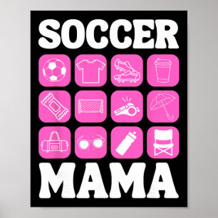 Fußball-Mama-Icons Fußball Essential _3 Poster