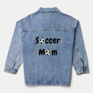 Fußball-Mama Jeansjacke