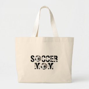 Fußball-Mama Jumbo Tote Beutel Stoffbeutel