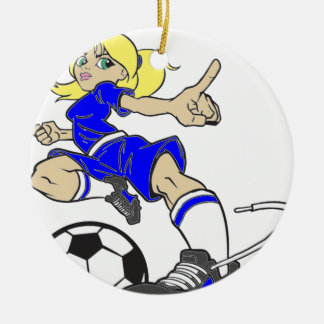 FUSSBALL-MAMA KERAMIK ORNAMENT